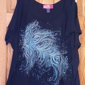 Torrid Retro Doll Black Tee